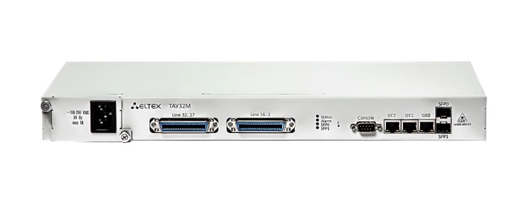 Абонентский VoIP-шлюз TAU-32М.IP (32 FXS/FXO)